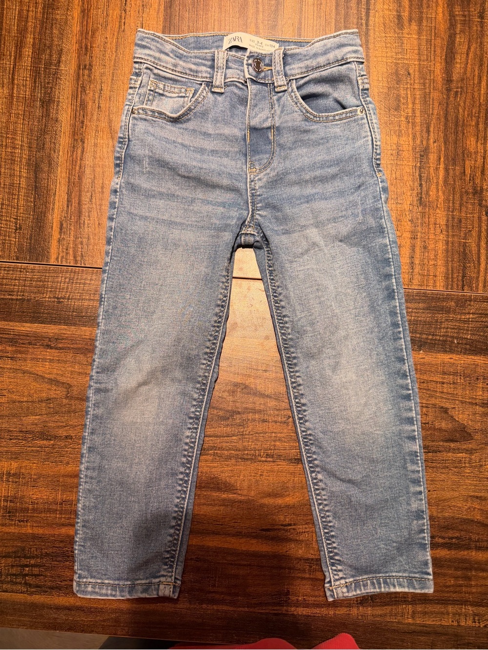 Zara Little Girls Light Blue Skinny Jeans